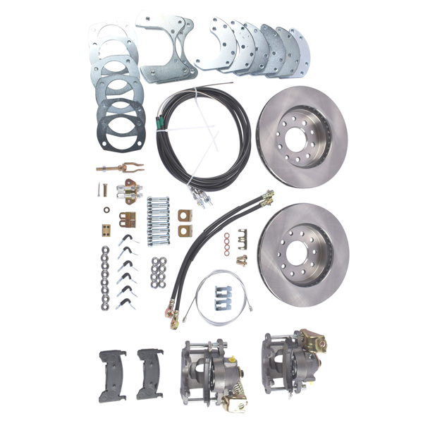 刹车盘套装 Complete Bolt-On Rear Disc Brake Conversion Kit Replacement for Ford 9 Inch and 8 Inch Axles Housings-5
