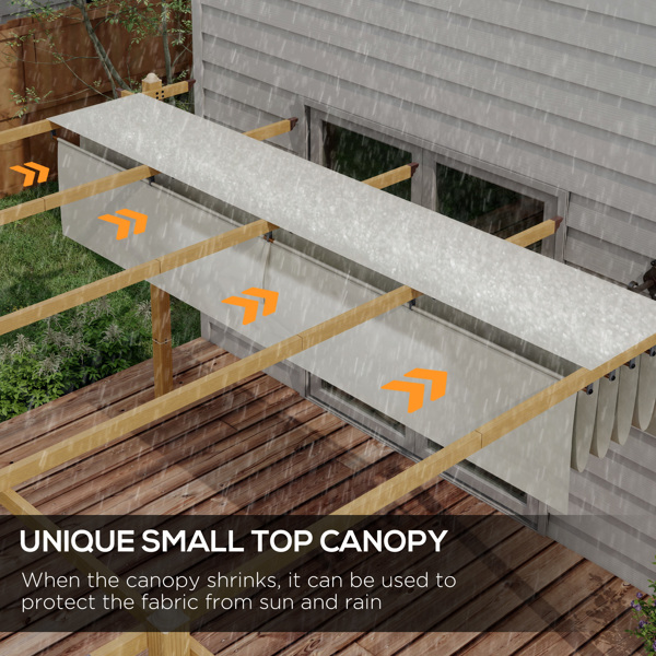 伸缩式遮阳棚 （周末不发货）（ Amazon Shipping）（WalMart禁售）-4