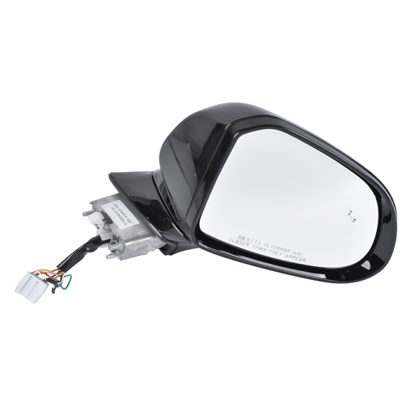 后视镜 Mirrors Passenger Right Side Heated Hand Fit for Hyundai Santa Fe 2021-2023 Manual Folding No Memory Paintable with Puddle Light No Auto-Dimming Power Adjust 87620-S2410 HY1321331 87620S2410-1