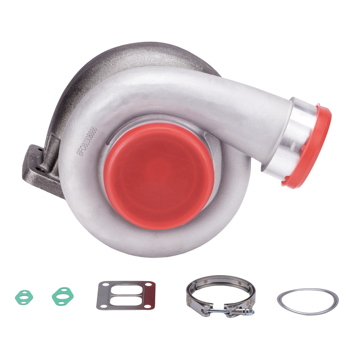 涡轮增压器 GT45 防喘振 双涡道 T4 V型卡箍 1.05 A/R 98mm 涡轮 适用于所有 4.0L-6.0L 发动机