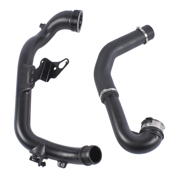 进气管 Intercooler Turbo Hose Fit for Buick Regal Base GS Premium Sport Touring 2014-2017 Chevy Malibu LT LTZ 2013-2015 2.0L L4 Black Plastic/Rubber Curved 23131218 GM23131218-5