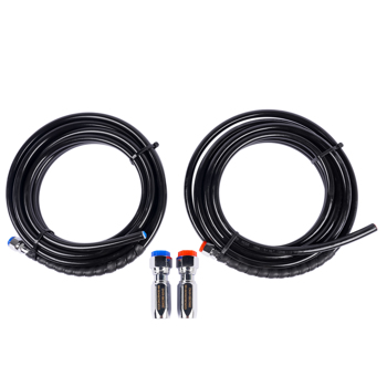 液压油管 2x 20ft Outboard Hydraulic Steering Hoses Kit HO5120 for Outboard Steering Boat