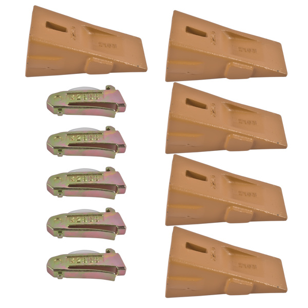 斗齿 X290 Sharp Bucket Teeth/Tooth with K290S Flexpins Fit for Mini Excavator 5Pcs-1