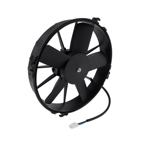 散热器风扇 Puller Radiator Cooling Fan Fits For Motorcycle ATV 1640 CFM 12In 12V Black-5