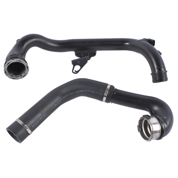 进气管 Intercooler Turbo Hose Fit for Buick Regal Base GS Premium Sport Touring 2014-2017 Chevy Malibu LT LTZ 2013-2015 2.0L L4 Black Plastic/Rubber Curved 23131218 GM23131218-6