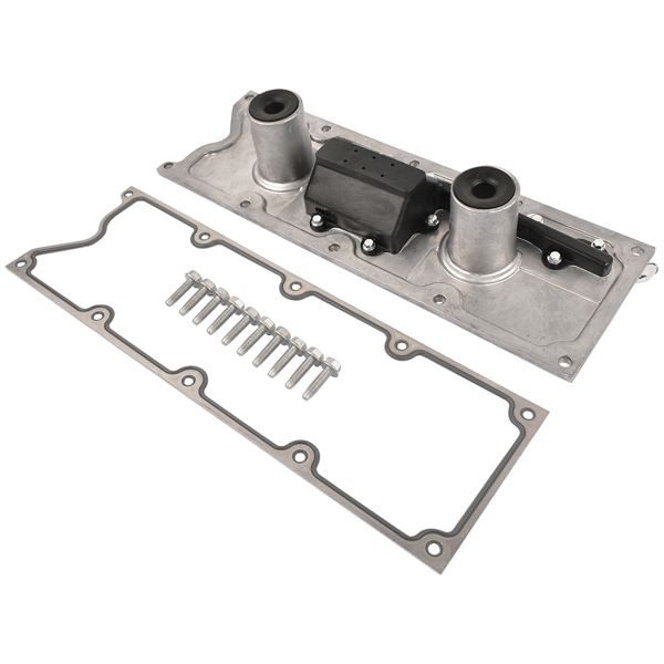 气门室盖 Intake Engine Valley Cover with Gasket Fit for Cadillac CTS Chevy Corvette Pontiac GTO 12594779 12577927-3
