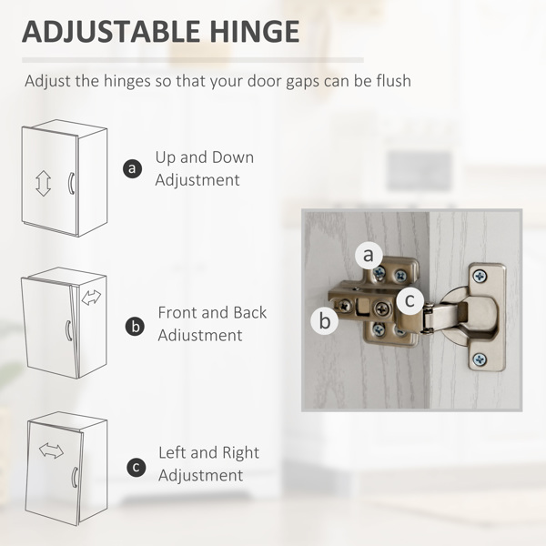 厨房侧板/储物柜/ 咖啡吧柜 /厨房橱柜/厨房隐藏式箱柜（周末不发货）（ Amazon Shipping）（WalMart禁售）-5