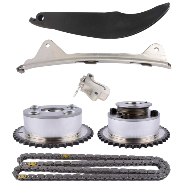 时规修理包 Timing Chain Kit & VVT Gear Fit for Kia Forte5 Forte Soul Hyundai Elantra Tucson Elantra GT 2.0L 2014-2021 243502E201 243702E200 243212E200-2