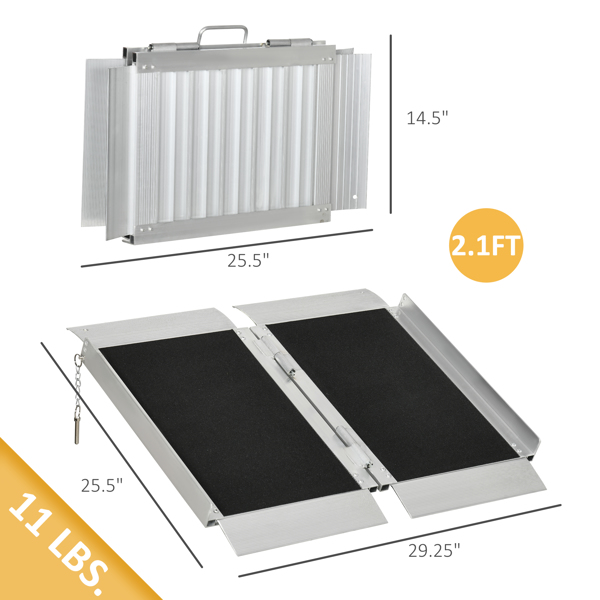 便携式轮椅坡道（周末不发货）-2