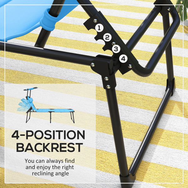 折叠式躺椅 /沙滩椅（周末不发货）（ Amazon Shipping）（WalMart禁售）-3