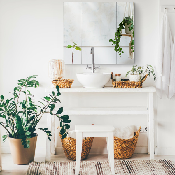 带镜子的浴室柜 （ Amazon Shipping）（WalMart禁售）（周末不发货）-6