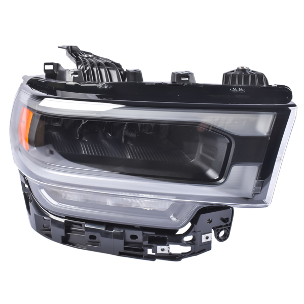 大灯 Right Passenger Side LED Headlight w/ Black Reflector Replacement for Ram 2500 3500 6.4L 68360178AD-2