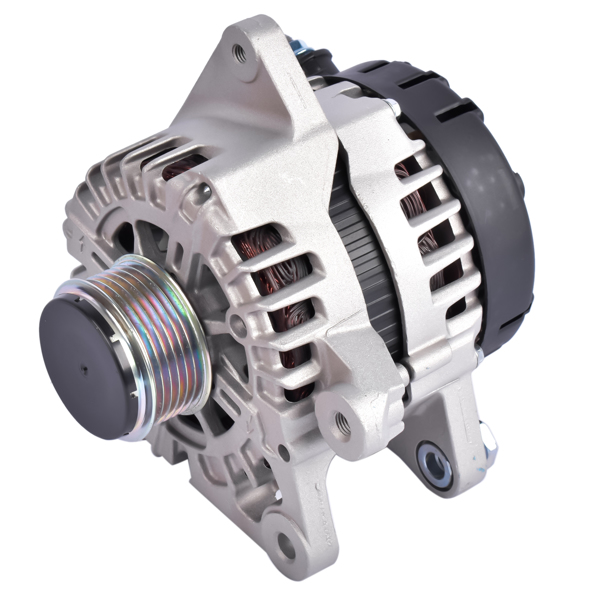 发电机 12V 150A Alternator with 6Groove Pulley Fits for Hyundai Elantra Kona Kia Seltos Soul 2.0L 2017-2021 Clockwise-2