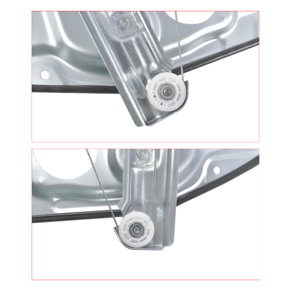 玻璃升降器 2Pcs Rear Power Window Regulators Left + Right Fit for Hyundai Genesis Sedan 2009-2014 834013M000 834023M000-6