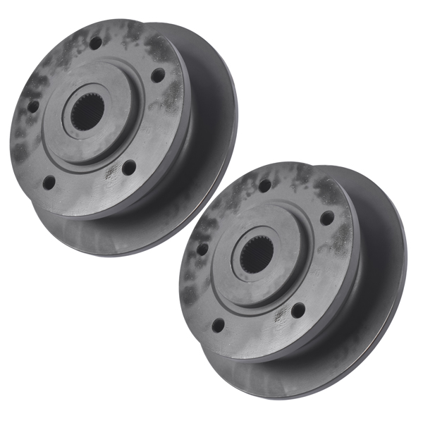 制动鼓 2Pcs Front Wheel Brake Hub Rotor Disc Replacement for John Deere Gator HPX 4x4 615E 815 620i 850D XUV AM142950 M159548 M164367 M156363-4