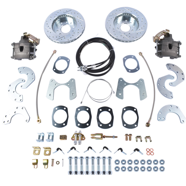 刹车盘套装 DBK9 Complete Rear-End Bolt-On Disc Brake Conversion Kit for Ford 8 Inch or 9 Inch Small Bearing-5