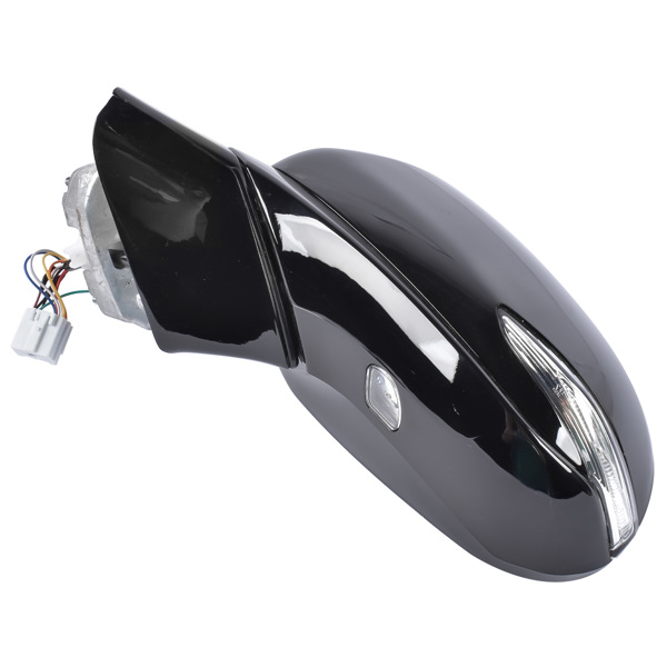 后视镜 Left Driver Side Mirror Fit for Hyundai Santa Fe 1.6L 2.5L L4 GAS 2021-2023 4-Door Manual Folding Heated No Memory Paintable With Puddle Light No Auto-Dimming Power Adjust 87610-S2410 HY1320331-7