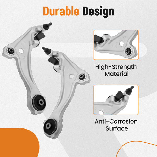 10 件装前下控制臂拉杆（左和右）适用于Nissan  Maxima 2009-2014-6