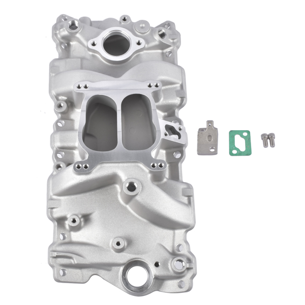 进气歧管 2104 Front Dual Plane Intake Manifold Fits for Small Block Chevy SBC 262-400 V8 1987-1995-2