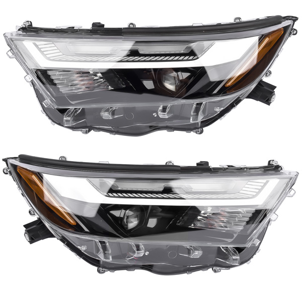 车灯 Pair Left+Right LED Headlight Lamp Assembly Replacement for Toyota RAV4 2.5L 2022 2023 2024 811500R350 811100R350-1