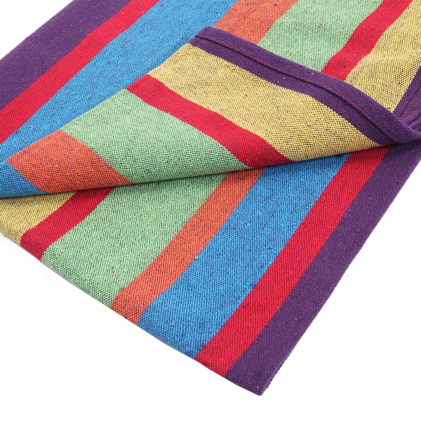 9ft 小彩条 黑底银花架子 2*1.5m涤棉吊床 铁吊床套装 330.00lbs-12