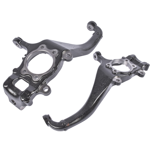 转向节 Front Left Right Side Steering Knuckles Fit for Nissan Frontier 2005-2019 Pathfinder 2005-2012 Xterra 2005-2012 All Engine Sport Utility Cast Iron Black 40015-EA000 698-267 40014-EA000 698-266-4
