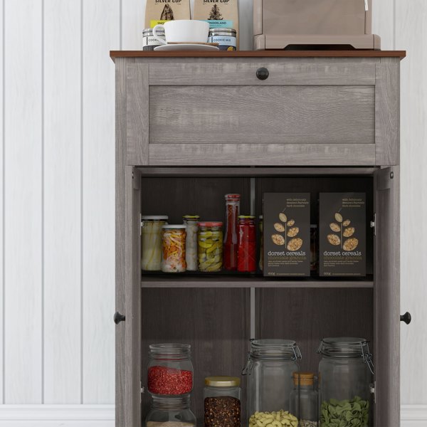 厨房侧板/储物柜/ 咖啡吧柜 /厨房橱柜/厨房隐藏式箱柜（周末不发货）（ Amazon Shipping）（WalMart禁售）-6