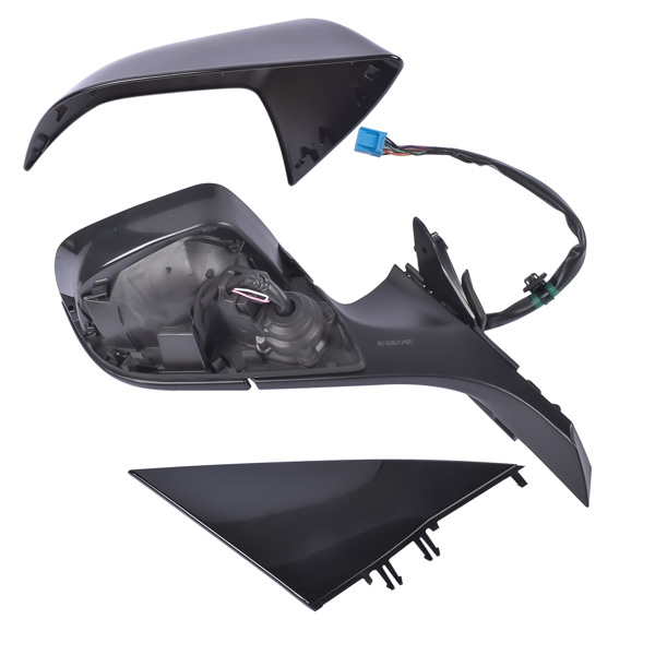 后视镜 Right Passenger Side Mirror Heated Power Fold Black Fit for Tesla Model 3 M3 2017-2023 ABS Plastic Front Side View 13PIN Memory Recall Power Glass Adjusted 51167177128-5