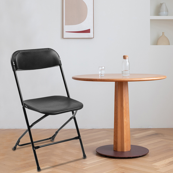 【替换8542051】4pcs 黑色 注塑经典款 庭院塑料折叠椅-19