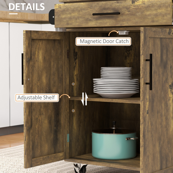 厨房侧板/储物柜/ 咖啡吧柜 /厨房橱柜/厨房隐藏式箱柜（周末不发货）（ Amazon Shipping）（WalMart禁售）-6