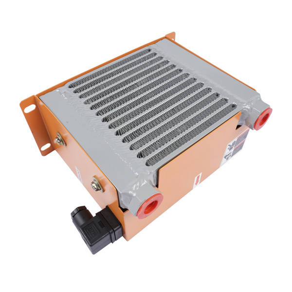 风冷式油冷却器 Brand New AW0607T Hydraulic Air Oil Cooler Air-Cooled Oil Radiator Heat Exchanger 48W 12V 20L/min 680Kcal/h AW0607T-CA AJ0607T-CA-7