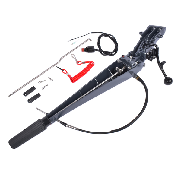 转向手柄 Steering Control Tiller Handle Fit for Yamaha Outboard 75-90HP 2 Stroke 85HP 2T 688 85AET Parsun T85 / T90 2 Stroke 3 Cylinders Engine 692-W0084-11-8D 692-42111 692-W0084-11-6