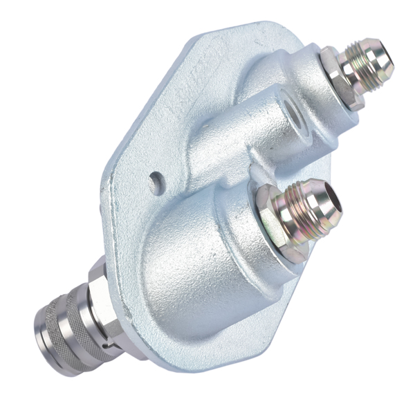 快速接头 Complete Hydraulic Unit Part Fit for Bobcat S590 Skid Steers 5BD4FH Type Cast Iron 7246784 7141939-4