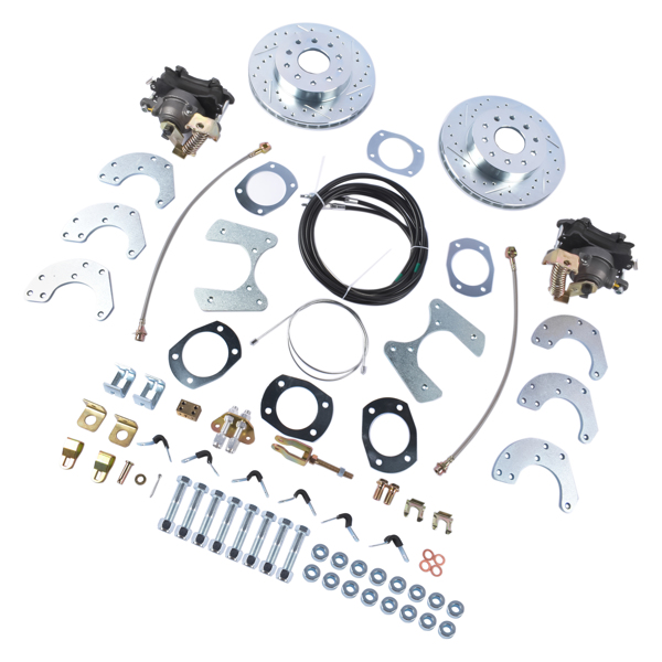 刹车盘套装 DBK9 Complete Rear-End Bolt-On Disc Brake Conversion Kit for Ford 8 Inch or 9 Inch Small Bearing-2