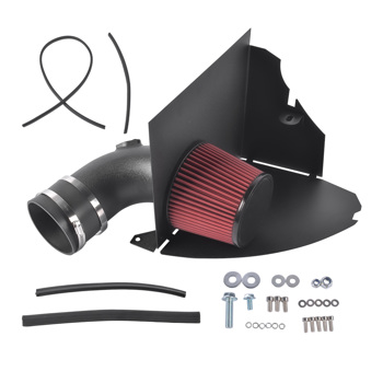 冷气进气套件 4" Cold Air Intake System Kit with Red Filter Replacement for BMW 2019+ M340i G20 G21, 2020+ M440i G22 G23, 2022+ M240i G42