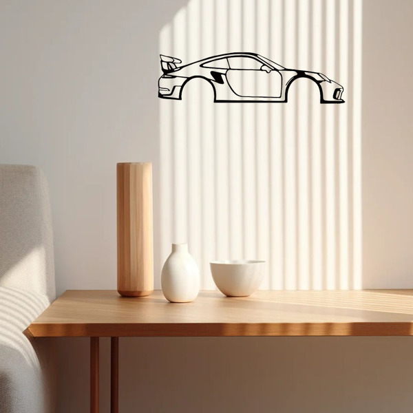 通过令人惊叹的1pc跑车金属墙艺术加速您房间的魅力-非常适合男孩和女孩房间，幼儿园（TikTok、temu下自提）-3