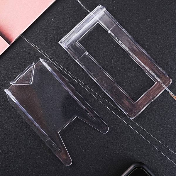 塑料支架相框支架名片架手机支架挂牌架 挂盘架 塑料展示架 10个（tk,temu下自提）-13