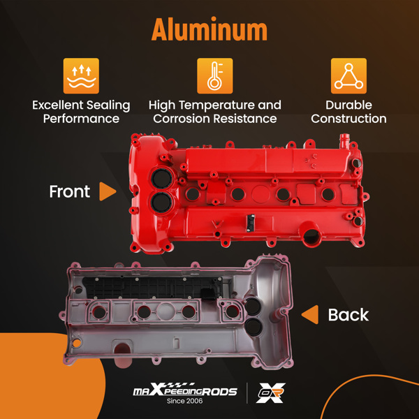 铝制气门室盖套件适用于林肯 MKC MKZ 2.0L L4 DOHC 2013-2016 CJ5Z-6582-A-3