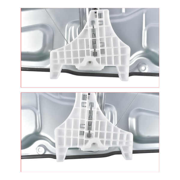 玻璃升降器 2Pcs Rear Power Window Regulators Left + Right Fit for Hyundai Genesis Sedan 2009-2014 834013M000 834023M000-8