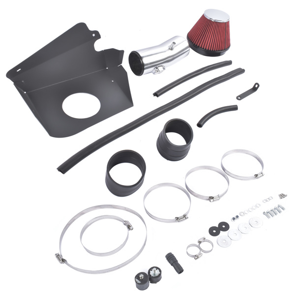 冷气进气套件 Air Intake System Fit for Nissan Maxima Sedan 3.5L V6 GAS 2009-2023 Aluminum Non-Woven Synthetic Polished Red Air Filter HPR9606-2