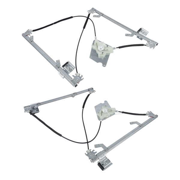 玻璃升降器 Front Left Driver + Right Passenger Side Window Regulators W/o Motor for Mercedes W463 G55 G63 AMG G550 2002-2017 4637201546 4637201346 4637201646 4637201446-5