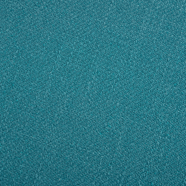 蓝色亚麻布面带橡胶脚的储物长椅 - 63×43×43 厘米，适用于玄关、卧室或客厅-6