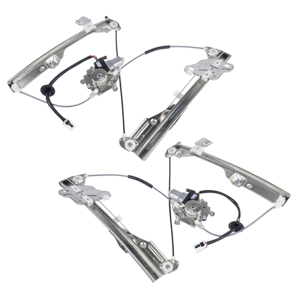 玻璃升降器 2Pcs Front Power Window Regulators with Motor Fits for INFINITI G35 Coupe 3.5L V6 2003-2007 80720AM800 80721AM800-2