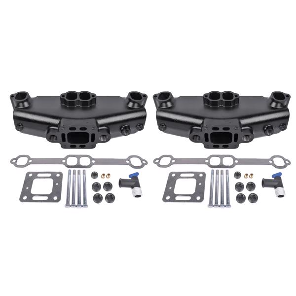 排气歧管 2Pcs Exhaust Manifold 860246Q11 Replacement for Mercruiser Marine MCM/MIE V8 5.0 305 5.7 350 1983-2002-7