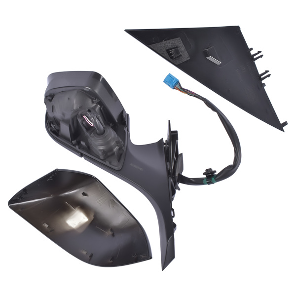 后视镜 Right Passenger Side Mirror Heated Power Fold Black Fit for Tesla Model 3 M3 2017-2023 ABS Plastic Front Side View 13PIN Memory Recall Power Glass Adjusted 51167177128-2