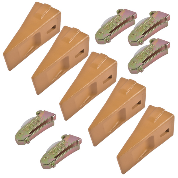 斗齿 X290 Sharp Bucket Teeth/Tooth with K290S Flexpins Fit for Mini Excavator 5Pcs-6