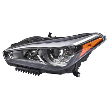 汽车大灯 Front Left Driver Side Non AFS LED Headlight Assembly Fits for INFINITI Q70 Q70L 3.7L V6 5.6L V8 2015-2019 26060-4AP0A