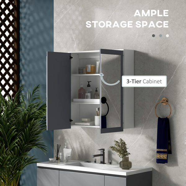 带镜子的浴室柜 （ Amazon Shipping）（WalMart禁售）（周末不发货）-3