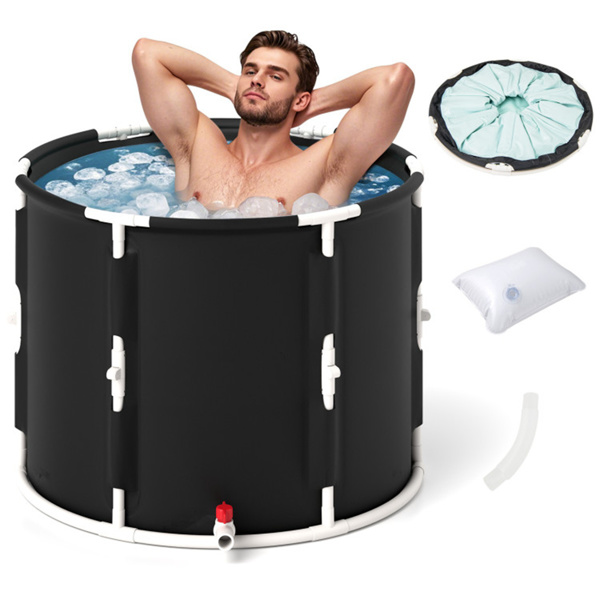 250升可折叠冰浴缸带盖（amazon shipping-发货，WALMART/AMAZON禁止销售周末不发货-2