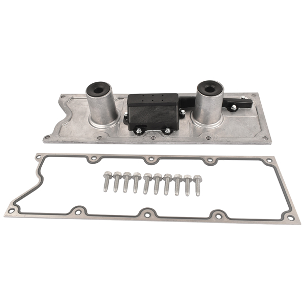 气门室盖 Intake Engine Valley Cover with Gasket Fit for Cadillac CTS Chevy Corvette Pontiac GTO 12594779 12577927-2